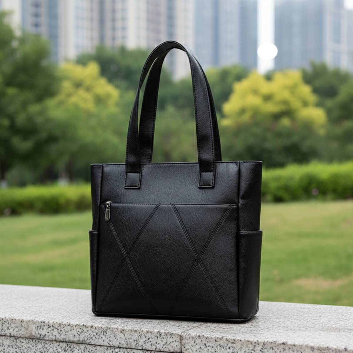 Premium Fashion Large Capacity Quality Leather Handbag